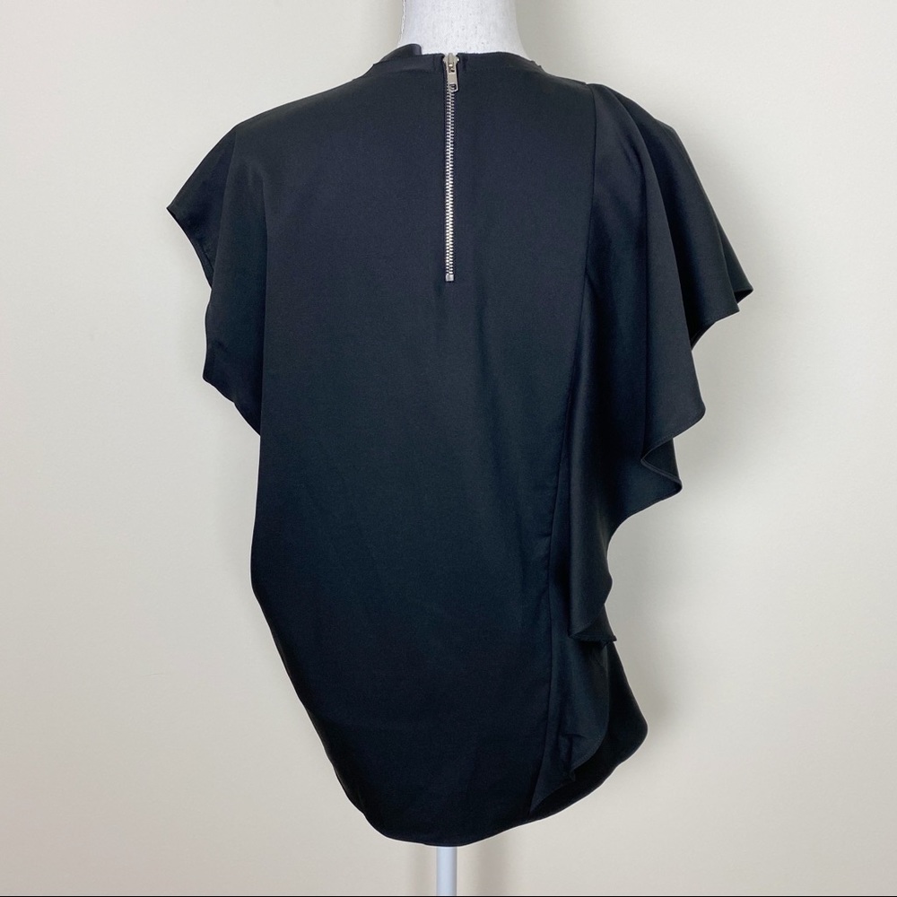 Blaque Lable black ruffle sleeve top - Picture 3 of 3